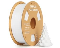 PLA Filament 1.75 mm voor 3D Printer - 1 kg, Dimensale Nauwkeurigheid +/- 0.03mm, Wit
