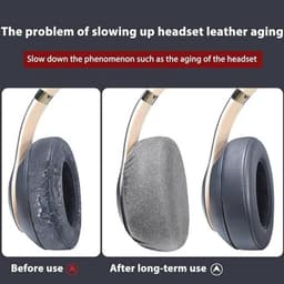 Rekbare hoofdtelefoonafdekkingen - 6 stuks wasbare hoezen voor 9 tot 11 cm hoofdtelefoons - Bescherm tegen vuil en stof — thumbnail 3