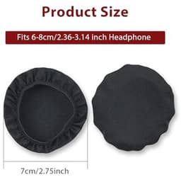Rekbare Hoofdtelefoon Hoes - Wasbare Bescherming voor Hoofdtelefoons van 6 tot 8 cm — thumbnail 5