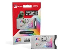 4K ULTRA HD CAM voor tivùsat - Kijk naar HD en 4K zenders met Smartcard inbegrepen