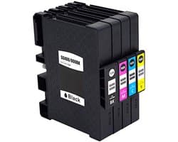 Sublimatie DYE Inktcartridge voor SG400 SG800 Printer - 4-Pack (Zwart, Cyaan, Magenta, Geel)