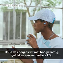Sony LinkBuds Fit WFLS910NB hoofdtelefoon/headset draadloos in-ear oproepen/muziek Bluetooth zwart — thumbnail 4