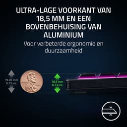 Razer BlackWidow V4 Tenkeyless HyperSpeed - Gaming Toetsenbord - Mechanisch Orange - RGB - Qwerty — thumbnail 3