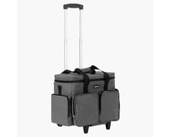 VEVOR Laptop Notebook Trolley Aktetas Notebooktas Tot 39,6cm (15,6 Inch) Grijs