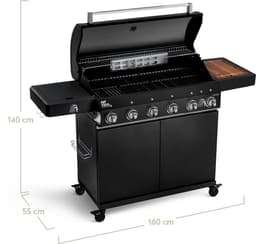 Fat FRED | 6-Brenner Gasgrill Deluxe Black Edition - Series 3 - NL — thumbnail 3