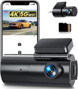 AMA® Dashcam Voor en Achter - Dashcam - Parkeermonitor - Nachtzicht - Zwart — thumbnail 1