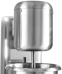 HCB® - Professionele Horeca Milkshakemixer - dubbel - 2 x 750 ml - RVS / INOX Milkshakemaker - 17x35x52 cm (DxBxH) - 6 kg - 1361 — thumbnail 2