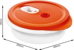 Diep magnetronbord met deksel - 1 L inhoud - lekvrij en vaatwasmachinebestendig — thumbnail 5