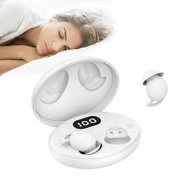 De Beste Gadgets Draadloze Slaap Oordopjes – Bluetooth Sleep Earbuds – Comfortabel voor Zijslapers – Kleine oordopjes - Kleine Oortjes – Noise Blocking – IPX6 Waterbestendig – Tot 20 Uur Batterij - MyN6 - Wit — thumbnail 1