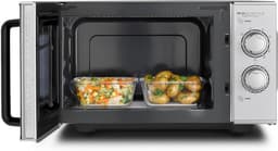 Testwinnaar Magnetron met Grill - 25 Liter Capaciteit, Keramische Bodem voor Gelijkmatige Verdeling, Koken op Twee Niveaus — thumbnail 5