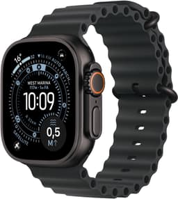 Apple Watch Ultra 3 Cellular 49mm Black Titanium Case with Black Ocean Band — thumbnail 1