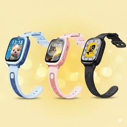 Mayni SmartWatch 4G - Smartwatch Kinderen - GPS Horloge Kind - GPS Tracker - Bellen/Videobellen - SOS - SIM - Waterdicht - Blauw — thumbnail 5