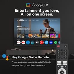 50 Inch Smart TV met 4K LED, Google TV, Ingebouwde Google Cast, HDR 10, en Dolby Atmos — thumbnail 4