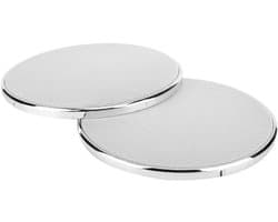 Luidsprekergrill - Audio - Metaal - Wit - Automotive - Speaker - Staal - Bescherming - 140mm - 5.5 inch - Galvaniseren op Frame - Mesh(twee) - Galvaniseren - Rooster.