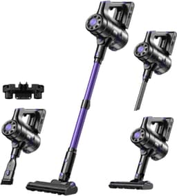 Draadloze Steelstofzuiger – Handstofzuiger – HEPA Filtratie – 30000Pa Zuigkracht – LCD Display - Met accessoires — thumbnail 1