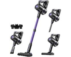 Draadloze Steelstofzuiger – Handstofzuiger – HEPA Filtratie – 30000Pa Zuigkracht – LCD Display - Met accessoires