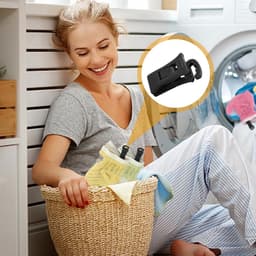 30 stuks sokkenklemmen voor wasmachine en droger sokkenclips met haak sokkenhouder wasmachine sokkenclip direct in de lade 5 kleuren — thumbnail 2