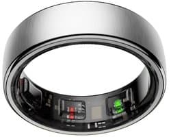 NOLATR Smart Ring NEX – Zonder Abonnement – Premium Activity & Slaap Tracker – 5-7 Dagen Batterij – Matte Afwerking – Zilver – Maat 12
