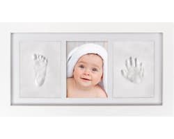 Baby hand- en voetafdruk makers kit voor pasgeboren geschenken - Gepersonaliseerde mijlpaal cadeau en geheugen fotolijsten