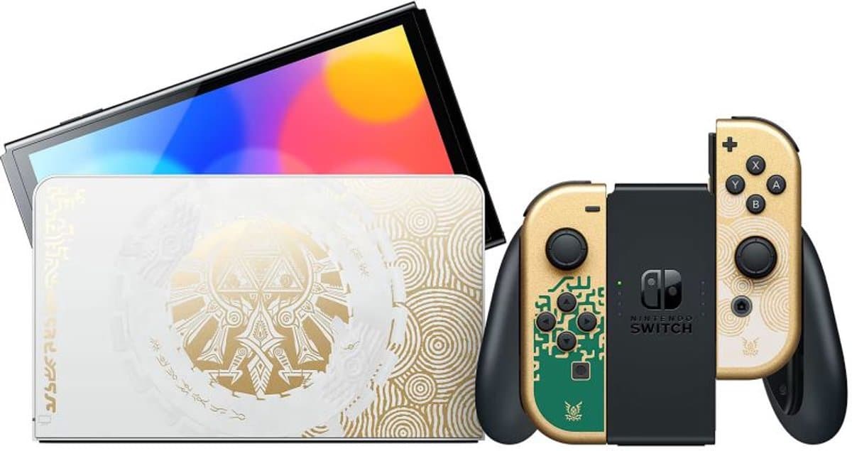 Nintendo Switch OLED - The Legend of Zelda: Tears of the Kingdom Editie — afbeelding 1