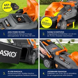Accugrasmaaier met 40V Systeem en WielAandrijving voor Gazons tot 150 m² — thumbnail 5