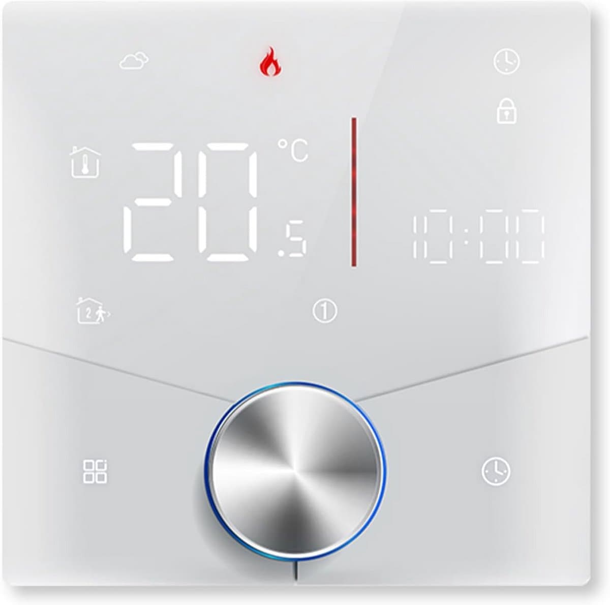 Slimme Wifi Thermostaat met Touchscreen voor CV-Ketel | App & Spraakbediening — afbeelding 1