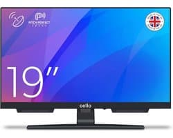 19 Inch Televisie Frameloos met Triple Tuner DVB-C/S2/T2 - Ideaal voor Kleine Ruimtes