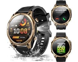 DOOGEE Anywise W1 Smart Watch - AI-spraakbesturing - Videobellen - Elke polsmaat - GPS - Gratis kaartmateriaal - 18 dagen batterijduur - Fitnesstracker - 170+ sportmodi - 5 ATM waterdicht - voor Android en iPhone