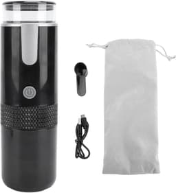 EGoods - Draagbare elektrische espressomachine voor camping en kantoor met zelfverwarmende functie — thumbnail 5