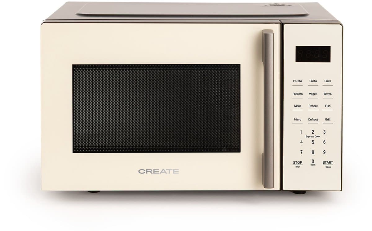 CREATE - Magnetron 23L met grill- en ovenfunctie 1000W - Gebroken wit - MICROWAVE STUDIO — afbeelding 1