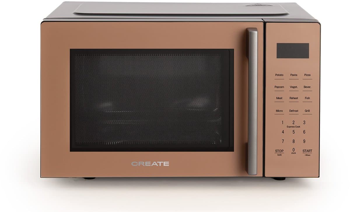 CREATE - Magnetron 23L met grill- en ovenfunctie 1000W - Mokka - MICROWAVE STUDIO — afbeelding 1
