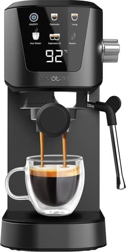 Cecotec Power Espresso 20 Touch Espressomachine - 1350W, 20 Bar, Touchscreen, Stoompijp, 1L Watertank, Thermoblock, Kopjeswarmer - Perfect voor Espresso & Cappuccino — thumbnail 1