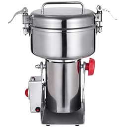 Elektrische graan- en poedermolen - Kantelbaar swing-type - Vermogen 1800 W - Capaciteit 750 g - Snelheid 26.000 t/min - Materiaal 304 RVS - Timer & overbelastingsbeveiliging — thumbnail 4