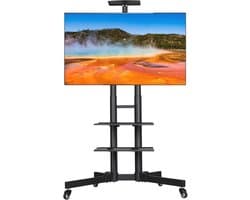 Mobiele TV Stand met Hoogteverstelling voor 32-65 Inch Televisies