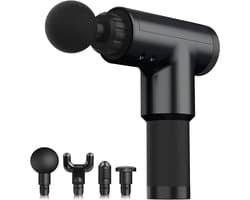 Palmwood Massage Gun - Massage Apparaat - Massage pistool - Incl. 4 opzetstukken - Draadloos - Incl. opbergkoffer