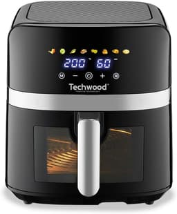 Grote Heteluchtfriteuse 8L Zonder Olie met Digitaal Touchscreen en 8 Programma's — thumbnail 1