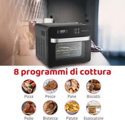 Multifunctionele heteluchtfriteuse en oven 24 liter met 11 programma's — thumbnail 5
