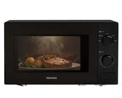 Tomado TMS2003B - Solo magnetron - 20 liter - 5 vermogensstanden - 700 watt - Binnenverlichting - Zwart