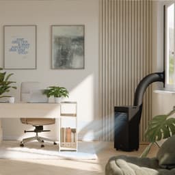 MOA Mobiele Airco - 7.000 BTU - 3-in-1 - Met Afstandbediening - Tot 22m² - Airconditioner met Ontvochtigingsfunctie - Raamafdichtingskit - Zwart — thumbnail 11