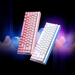 MCHOSE Ace 68 Air - Hall Effect - Magnetische Switch - Aluminium Behuizing - Gaming Keyboard - Mount Tai Switch - 65% Layout - Cherry Profile - RGB Backlight - PBT Shine Through - Snow White — thumbnail 5