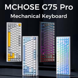 MCHOSE G75 Pro Tri-mode Gasket Structuur Mechanisch gaming toetsenbord — thumbnail 2