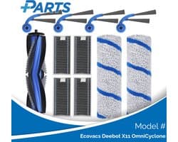 Ecovacs Deebot X11 OmniCyclone Onderhoudsset (Plus.Parts® alternatief voor DKT060223)