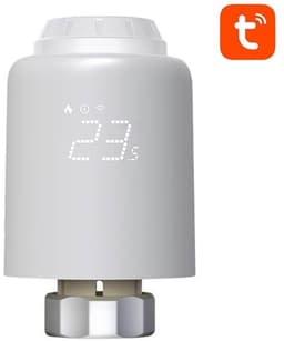 Moes - Zigbee 3.0 - Slimme radiatorknop - Thermostaatknop 1 stuks - Wit - Werkt alleen met ZigBee router — thumbnail 5