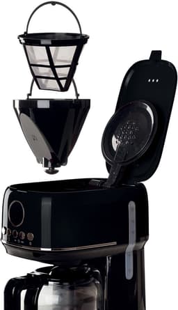 Ariete 1396 Moderna - Filter Koffiezetapparaat- LCD display - 1.5 liter - Timer - zwart — thumbnail 4