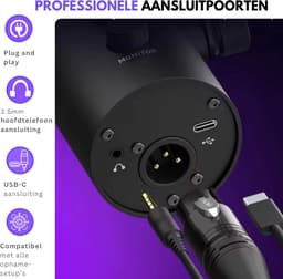 Truskore USB Gaming Microfoon Met Arm - RGB - PC Gaming - Geschikt voor PC/PS4/PS5/MAC - Podcast - Streaming - Luxe Microfoon -Zwart — thumbnail 2