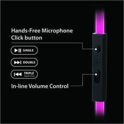 iLuv Neon Glow mobiele hoofdtelefoon Stereofonisch In-ear Roze Bedraad — thumbnail 4