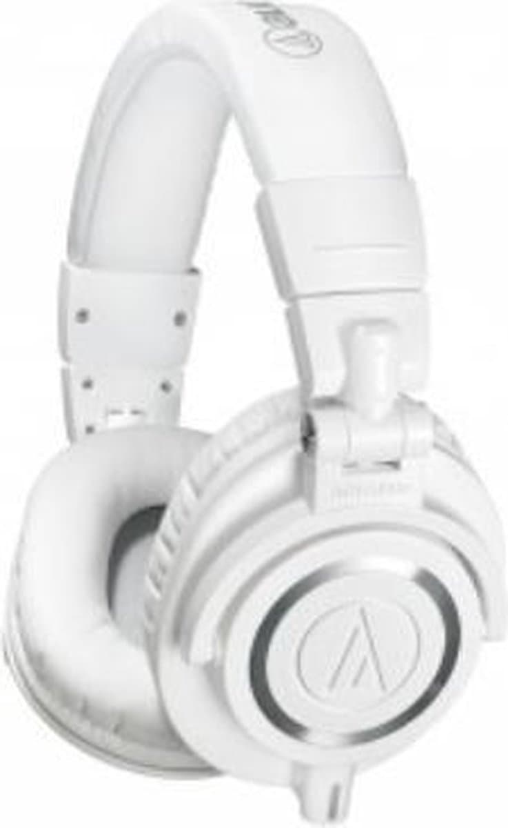 Audio Technica Headphones ATH-M50XWH 3.5mm (1/8 inch), Headband/On-Ear, White — afbeelding 1