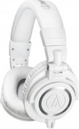 Audio Technica Headphones ATH-M50XWH 3.5mm (1/8 inch), Headband/On-Ear, White — thumbnail 1