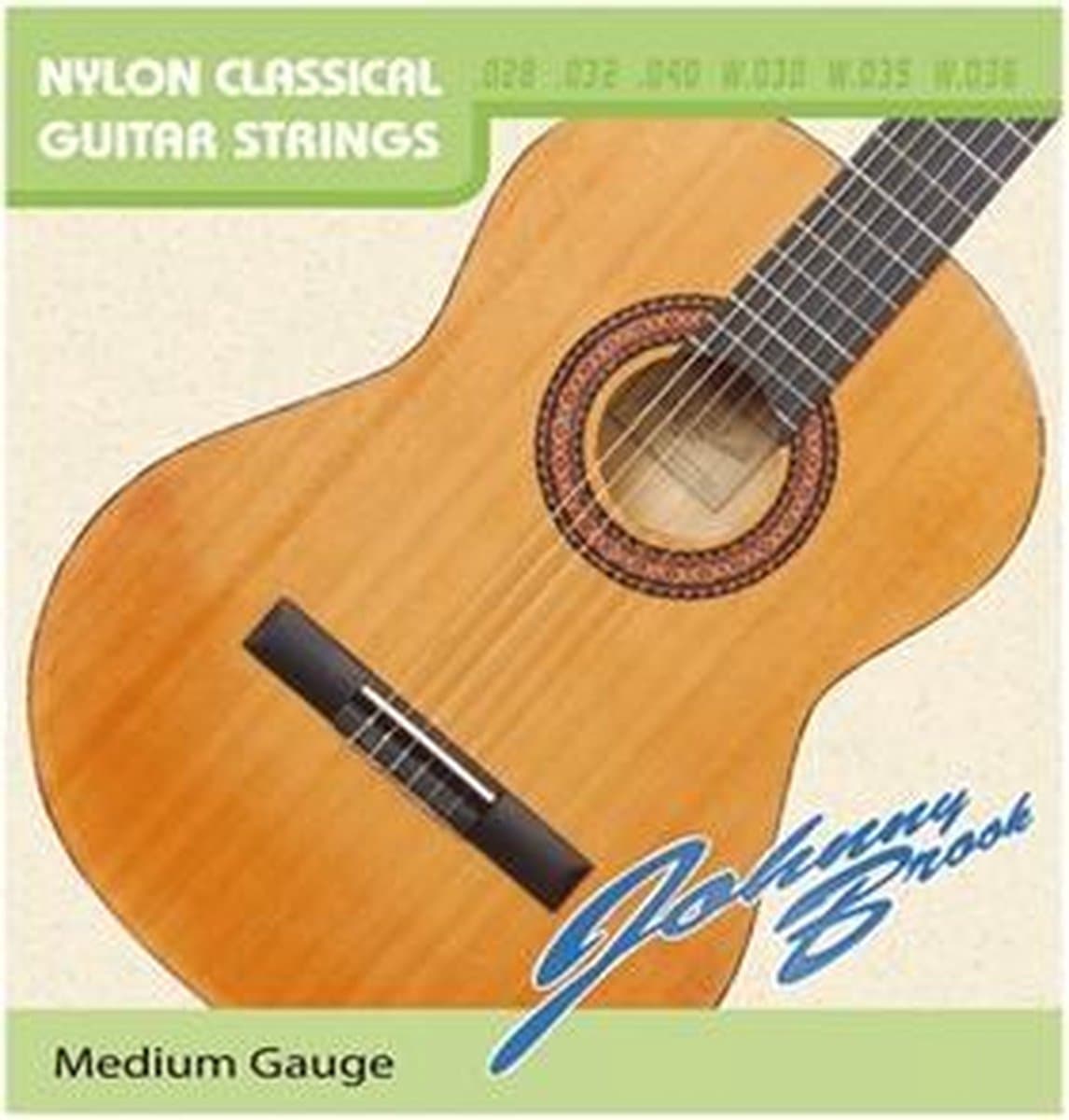 Johnny Brook Snarenset voor akoestische gitaar - Medium Gauge — afbeelding 1