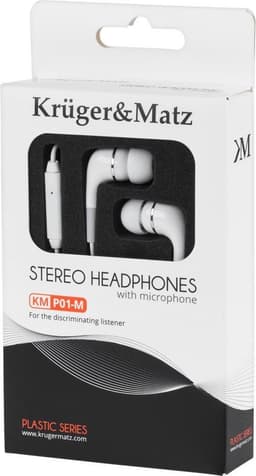 Krüger&Matz KMP01M - Kunststof in-ear dopjes met microfoon — thumbnail 3